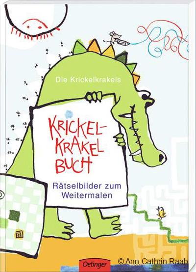 Krickel-Krakel-Buch - Rätselbilder zum Weitermalen