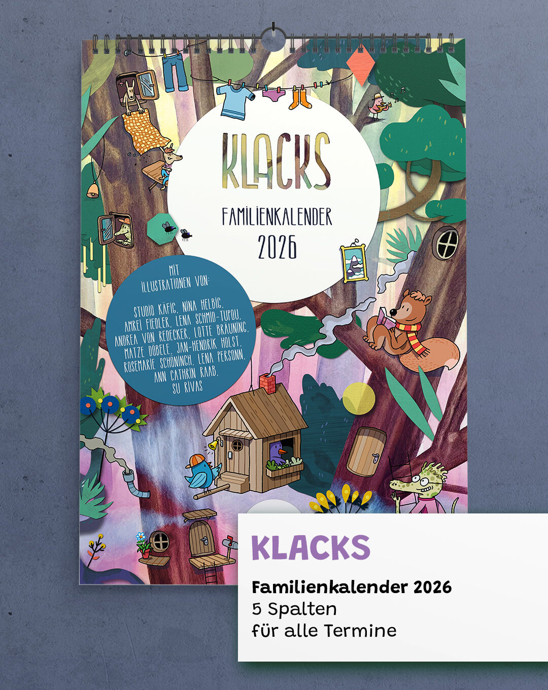 Klacks Familienkalender 2026