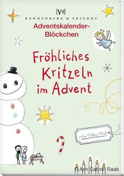 Adventskalender-Blöckchen „Fröhliches Kritzeln im Advent“
